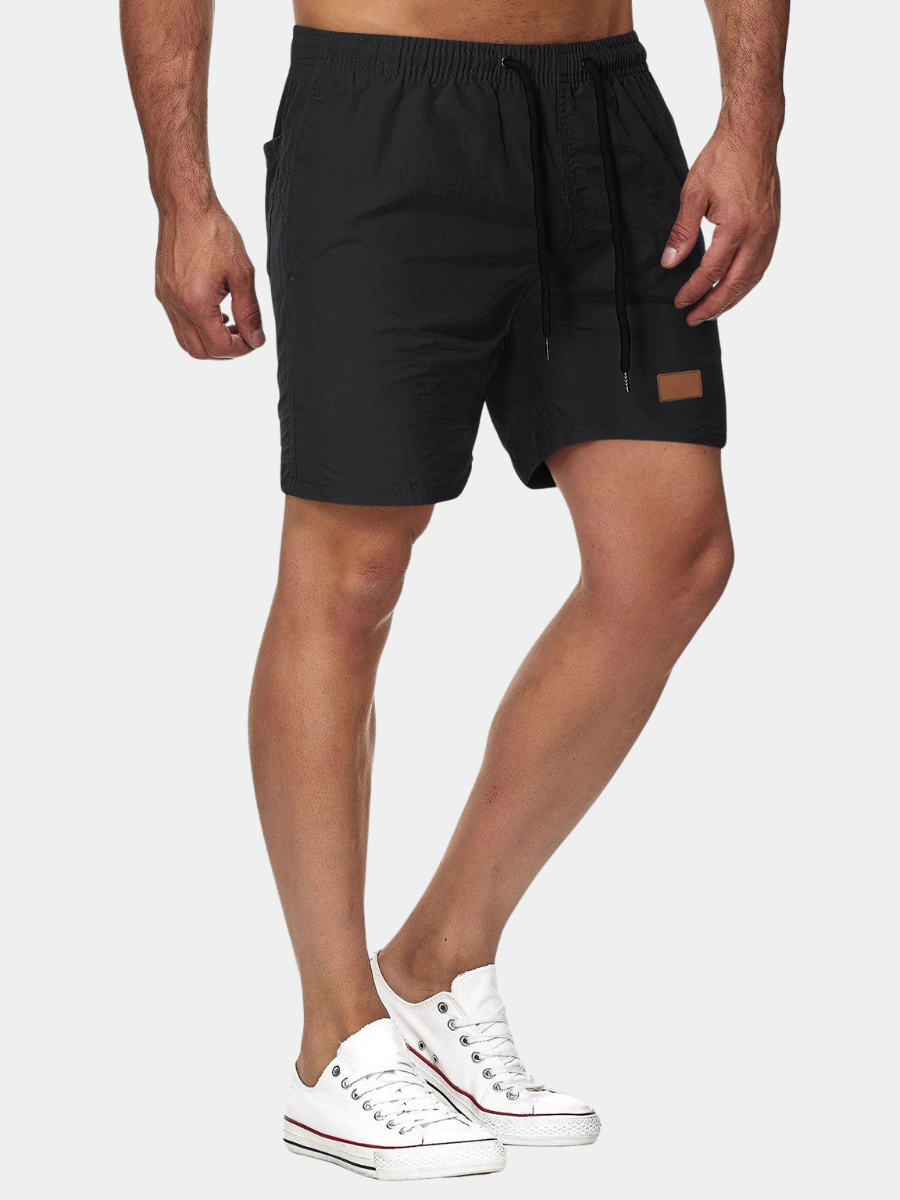Męskie szorty outdoorowe ze sznurkiem