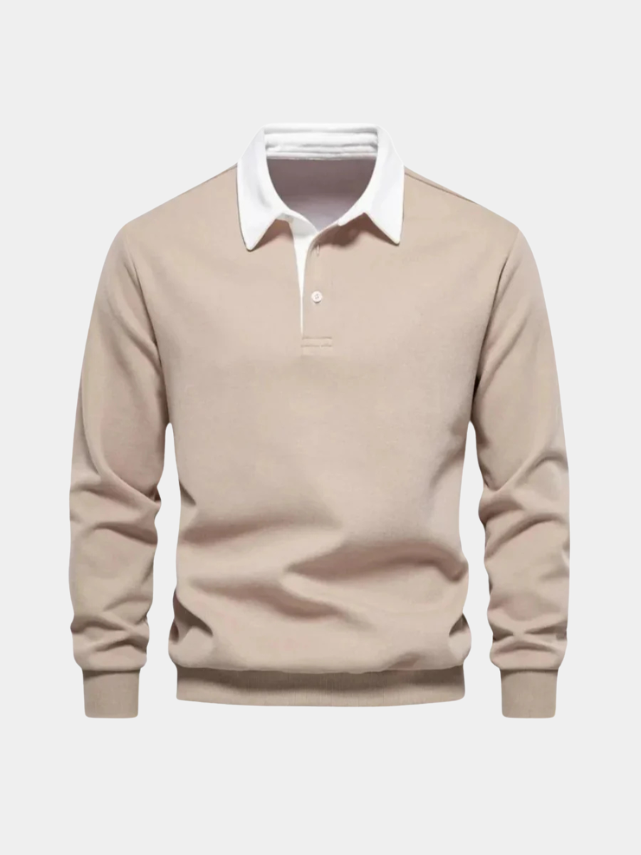 DZIANINOWA KOSZULKA POLO MĘSKA