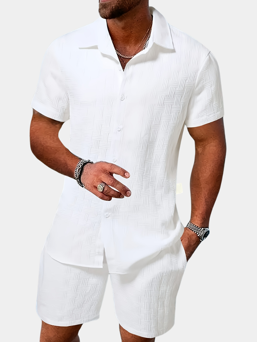 LETNI KOMPLET SLIM FIT DLA MĘŻCZYZN