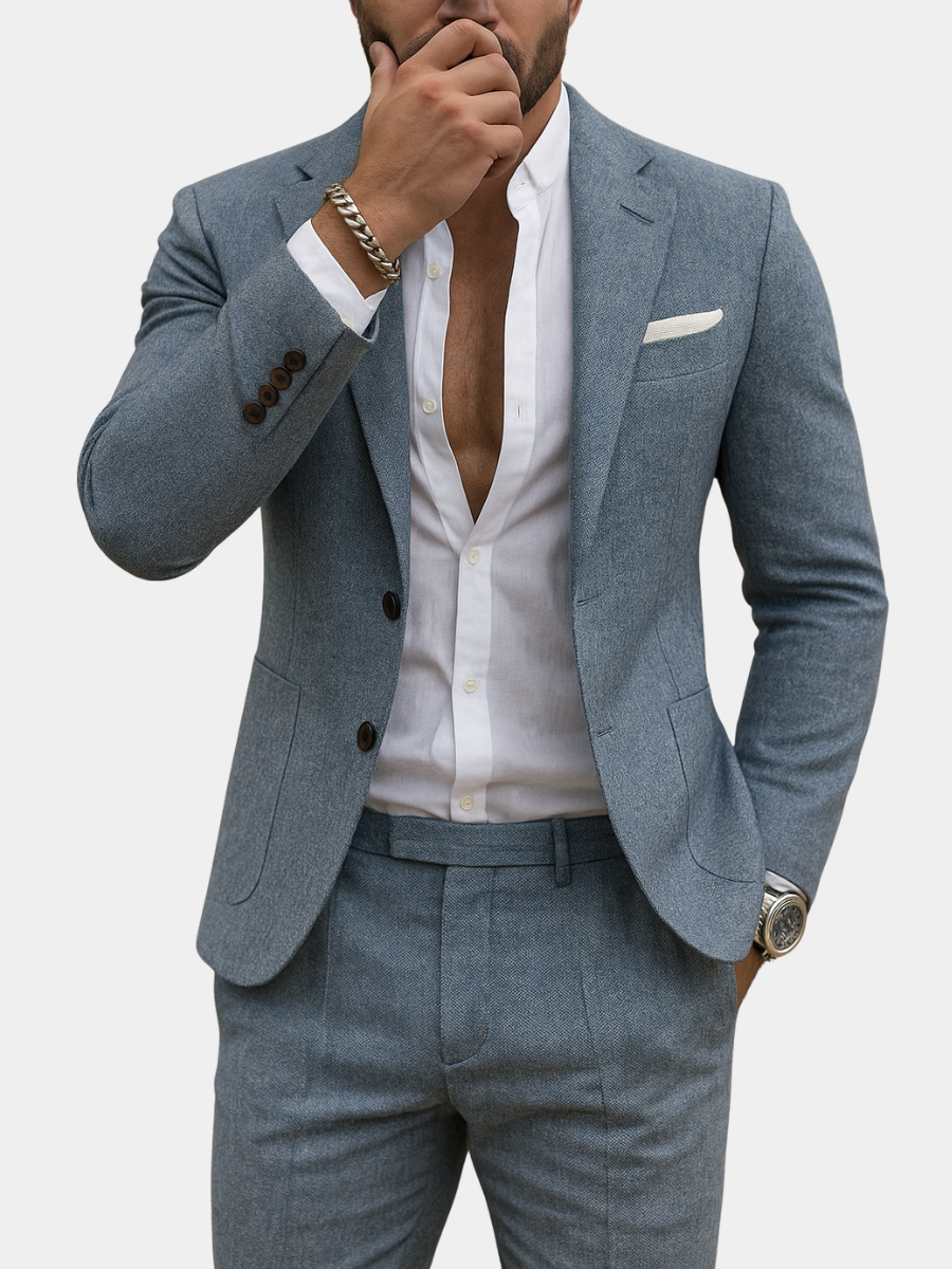 GARNITUR MĘSKI TYPU SLIM FIT