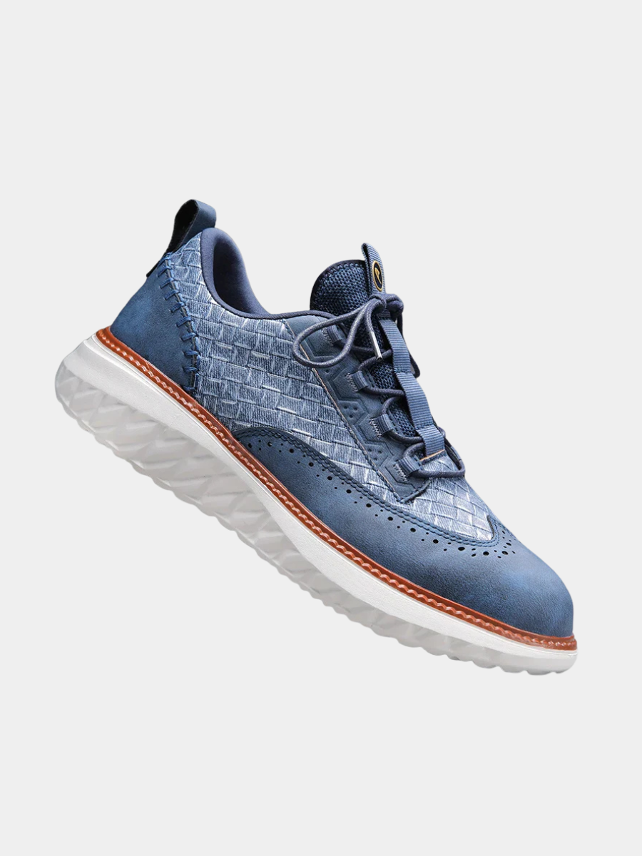 ODDYCHAJĄCE SKÓRZANE SNEAKERSY MĘSKIE