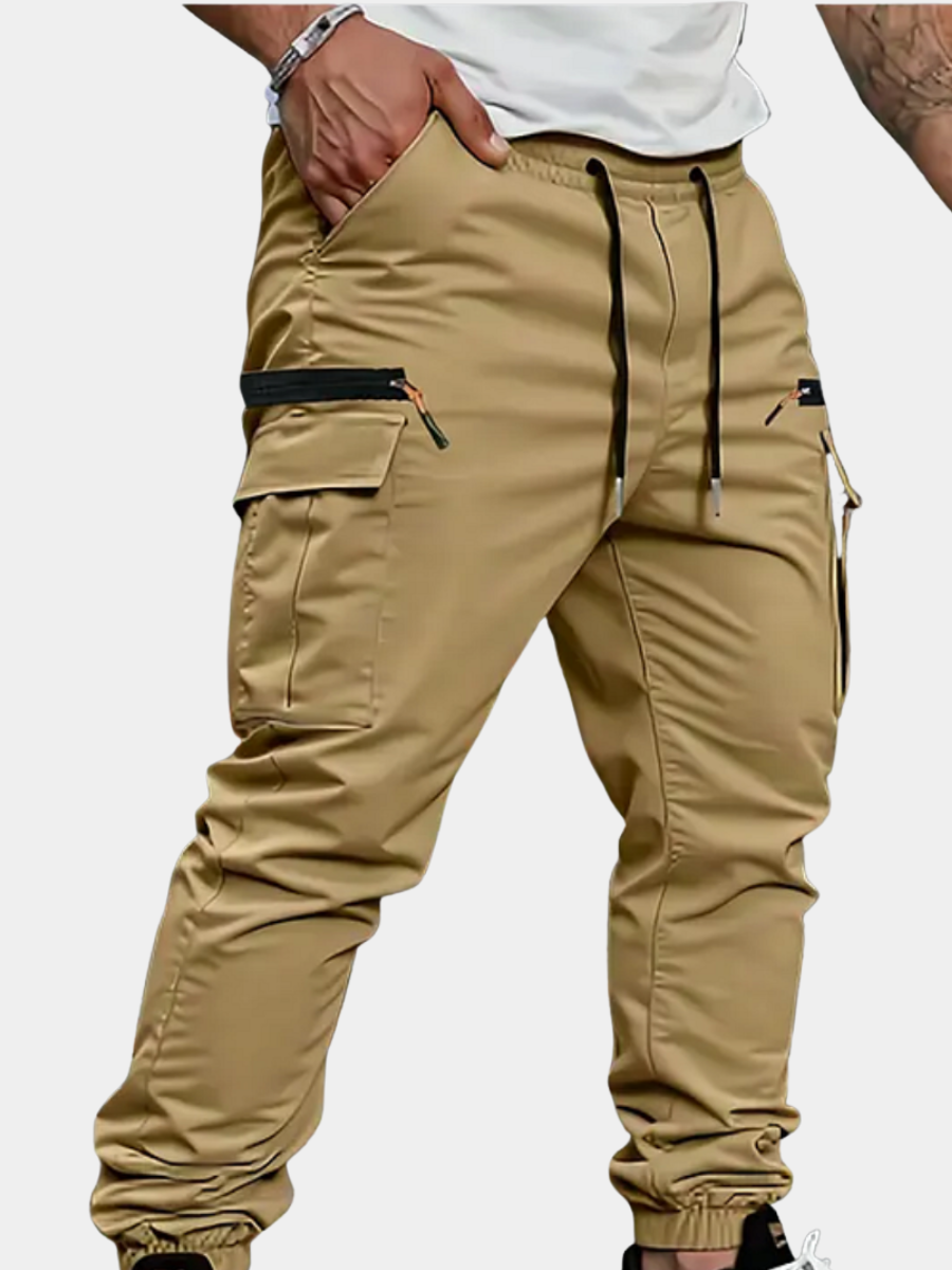 ROZCIĄGLIWE SPODNIE MĘSKIE TYPU JOGGER