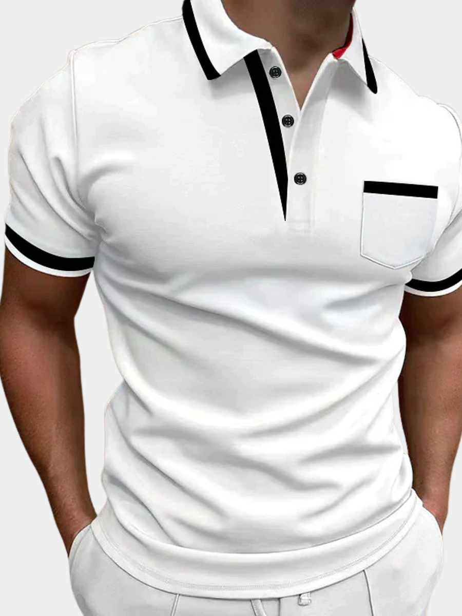 ELEGANCKA KOSZULKA POLO MĘSKA