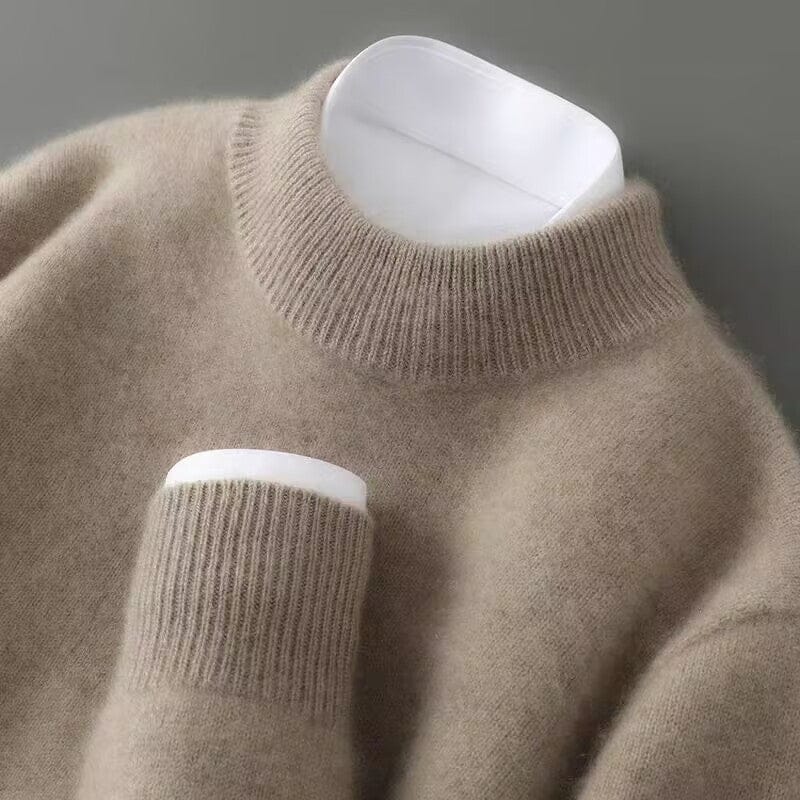 DZIANINOWY SWETER MĘSKI