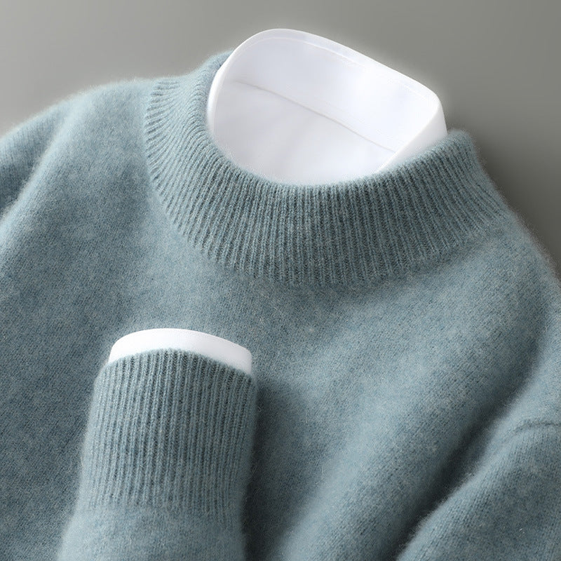 ELEGANCKI DZIERGANY SWETER MĘSKI