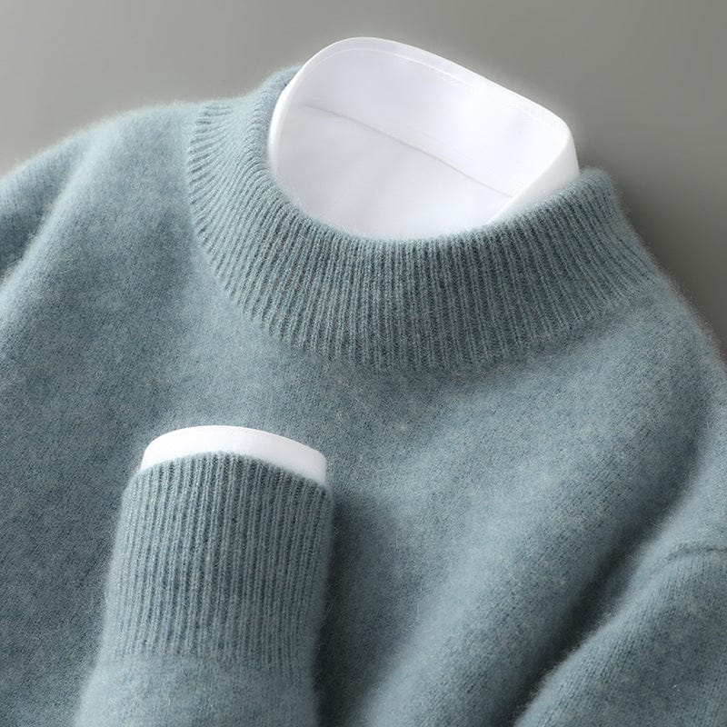 DZIANINOWY SWETER MĘSKI