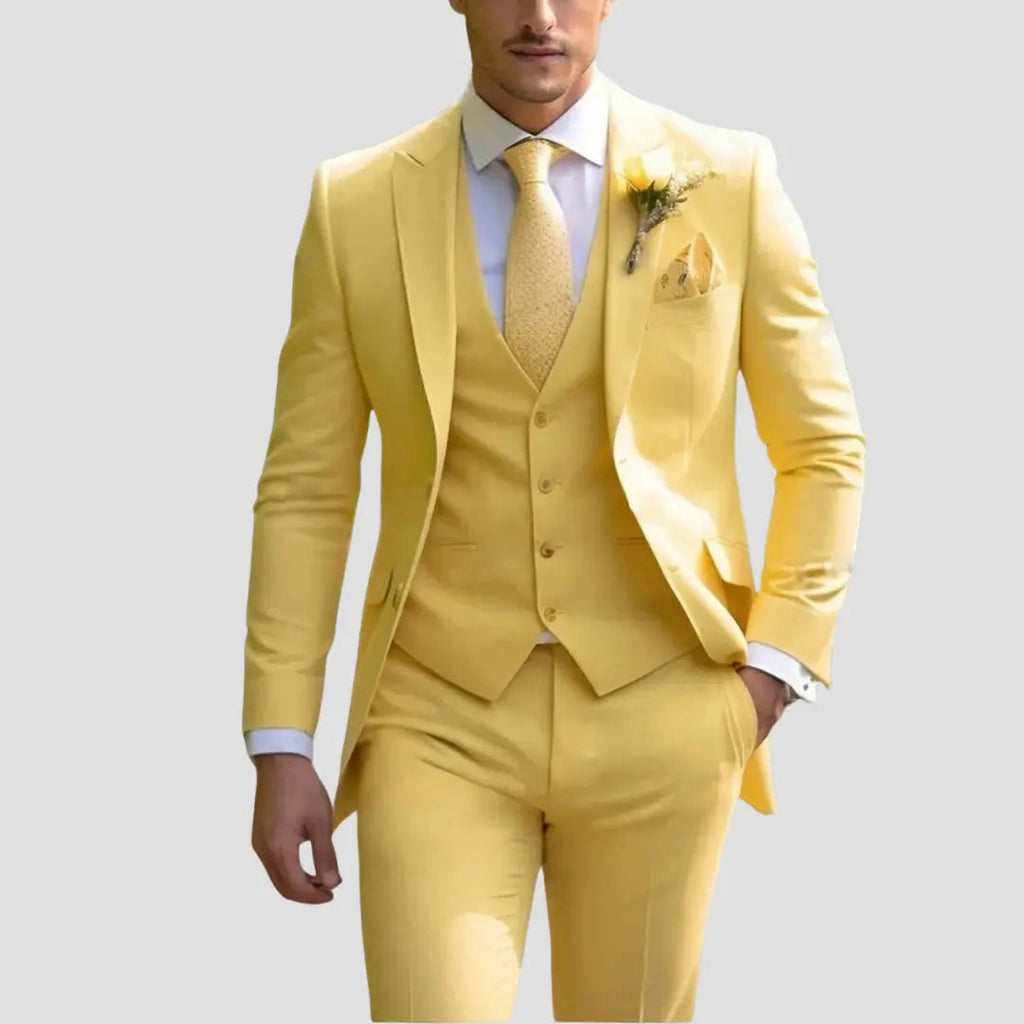 FORMALNY TRZYCZĘŚCIOWY GARNITUR MĘSKI