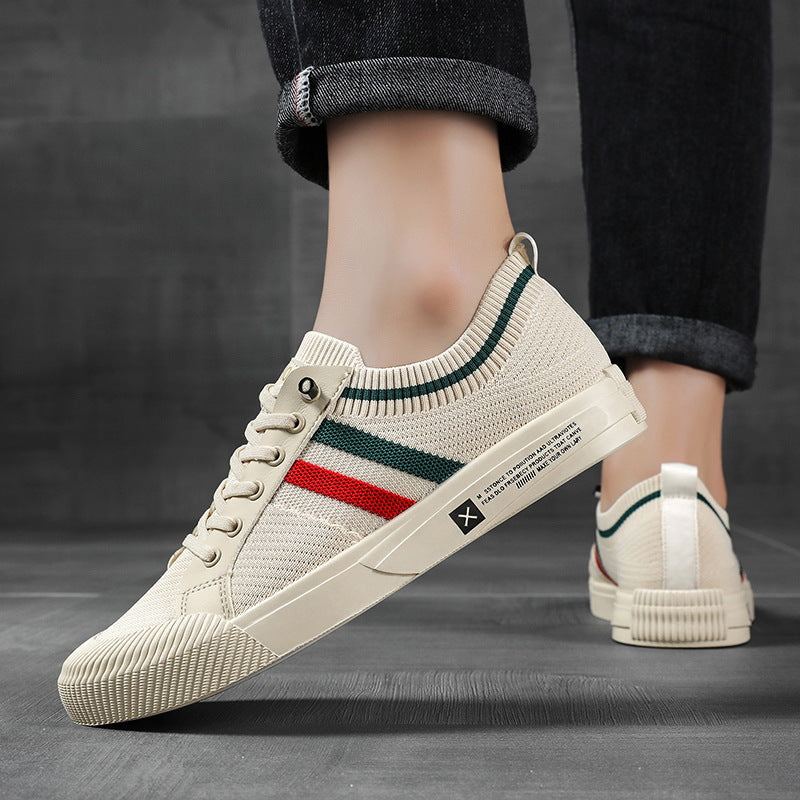 MĘSKIE SNEAKERSY Z SIATECZKI WIĄZANE NA SZNURÓWKI