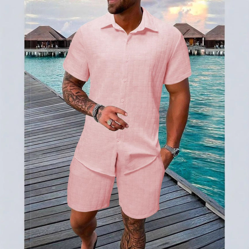 LETNI KOMPLET SLIM FIT DLA MĘŻCZYZN