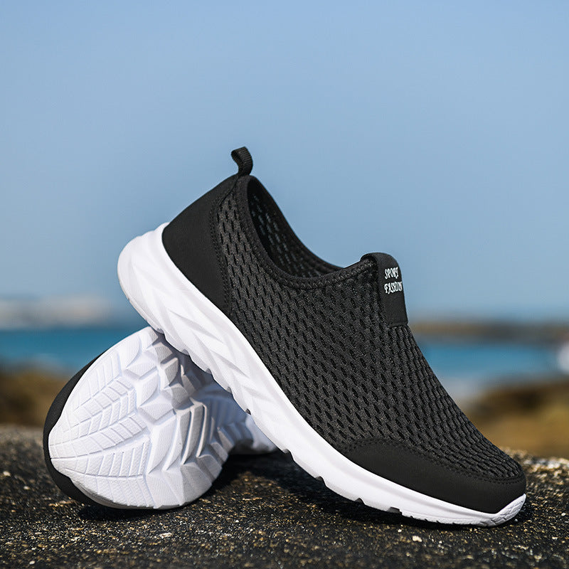 MĘSKIE SNEAKERSY Z PRZEWIEWNEJ SIATECZKI