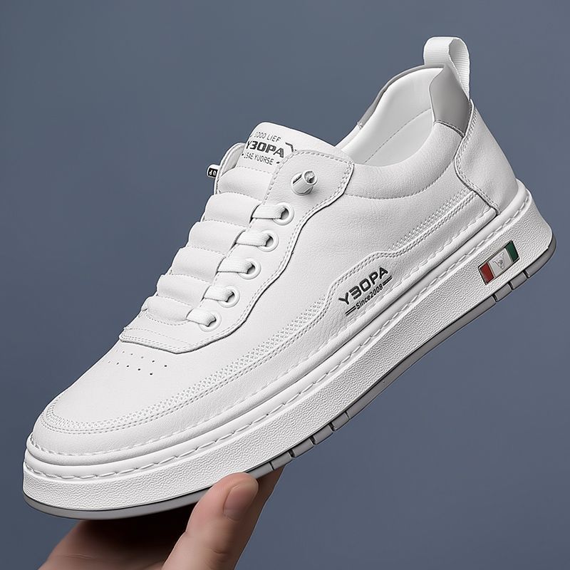 AMORTYZOWANE SKÓRZANE SNEAKERSY MĘSKIE