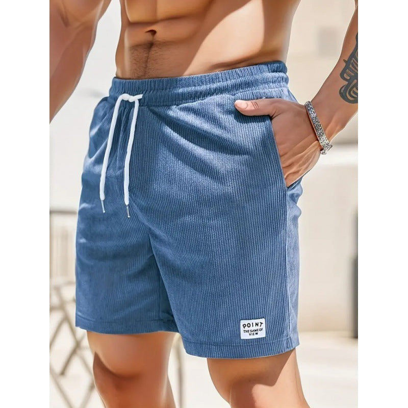 MĘSKIE SZORTY SKINNY ZE SZNURKIEM
