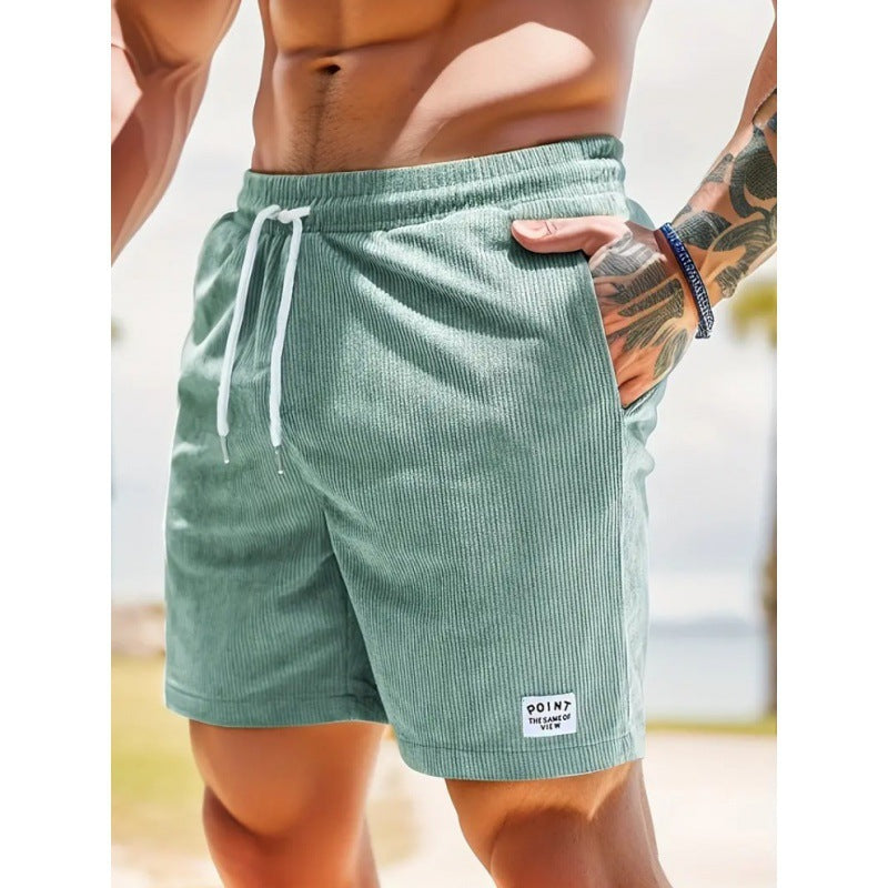 MĘSKIE SZORTY SKINNY ZE SZNURKIEM