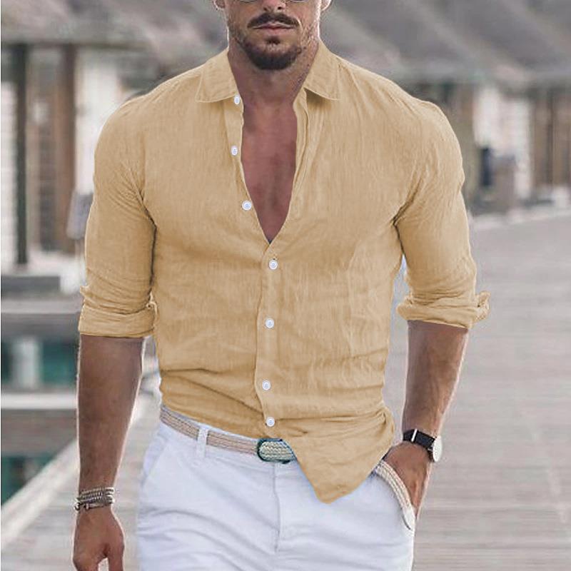 COTTON COLLAR SHIRT FOR MEN