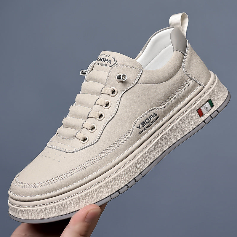 AMORTYZOWANE SKÓRZANE SNEAKERSY MĘSKIE