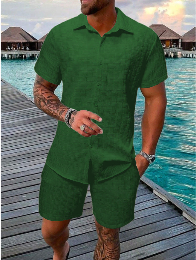 LETNI KOMPLET SLIM FIT DLA MĘŻCZYZN