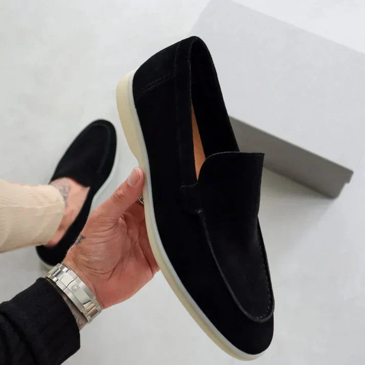 Loafers męskie z fakturą