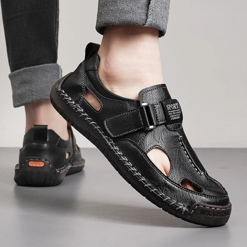 MĘSKIE LETNIE BUTY Z KLAMRAMI