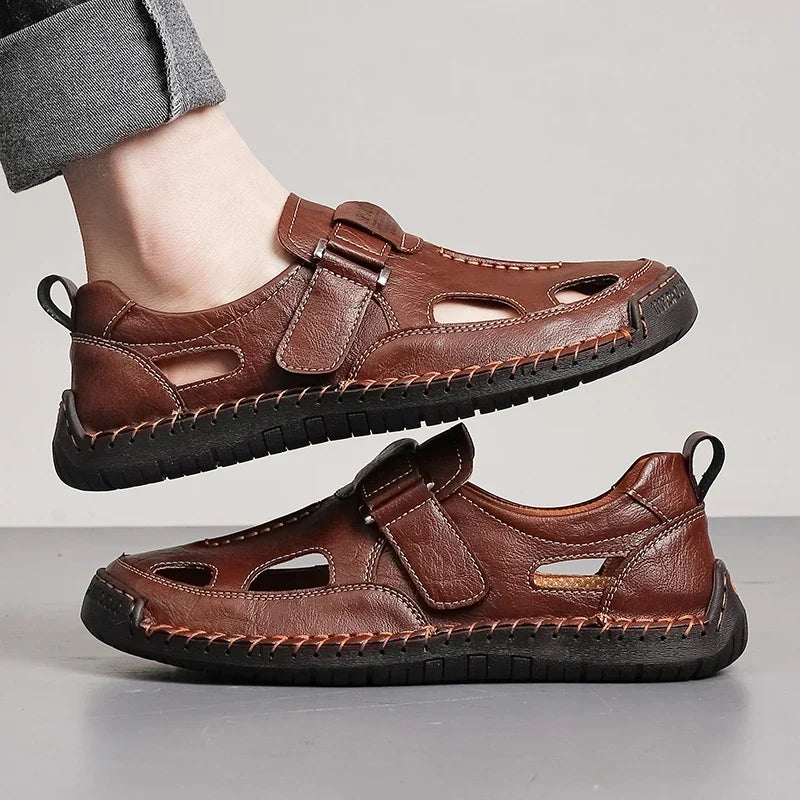 MĘSKIE LETNIE BUTY Z KLAMRAMI
