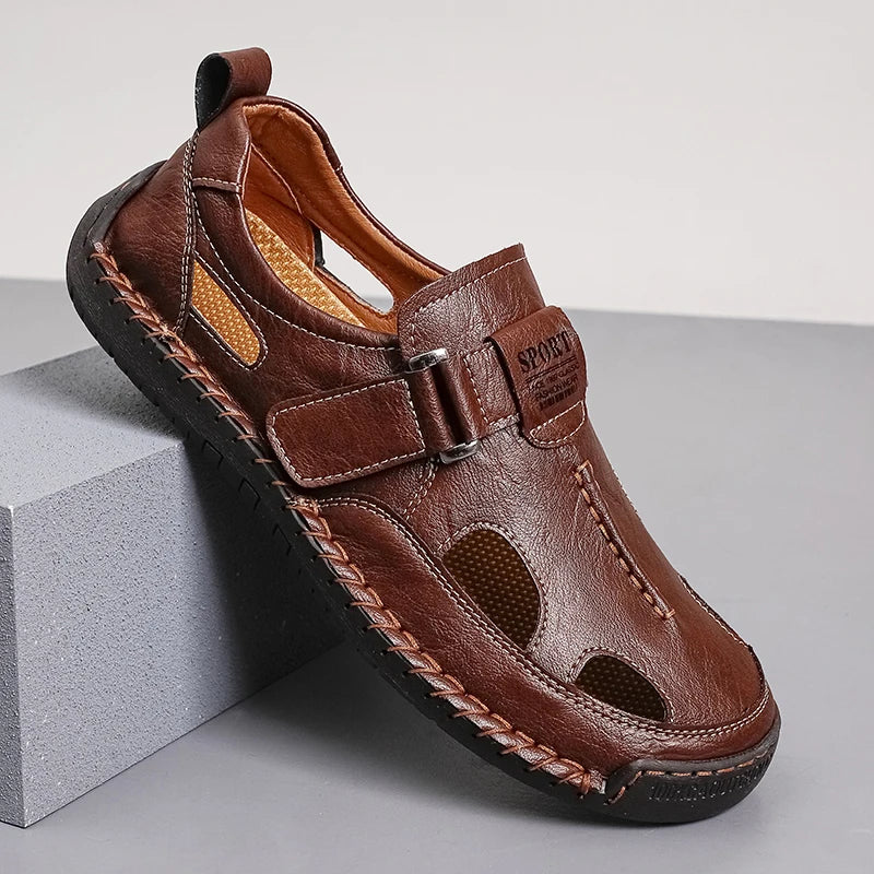 MĘSKIE LETNIE BUTY Z KLAMRAMI