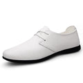Men's Lace-Up Oxford Casual Shoes Split Leather Breathable