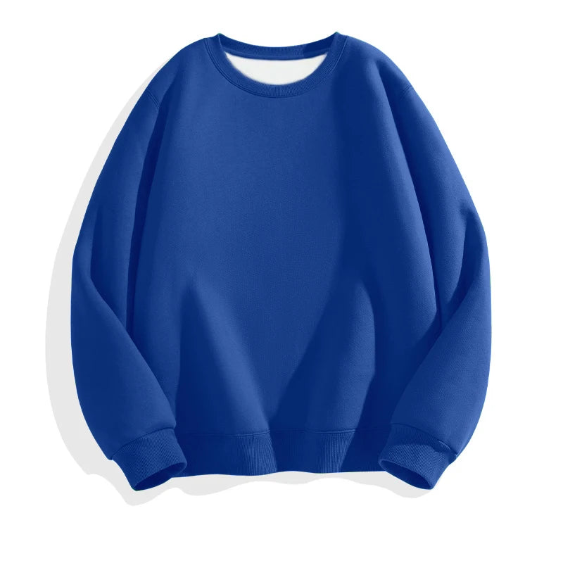 Men's Solid Pullover Streetwear Hoodie, Spring/Autumn Sweatshirt