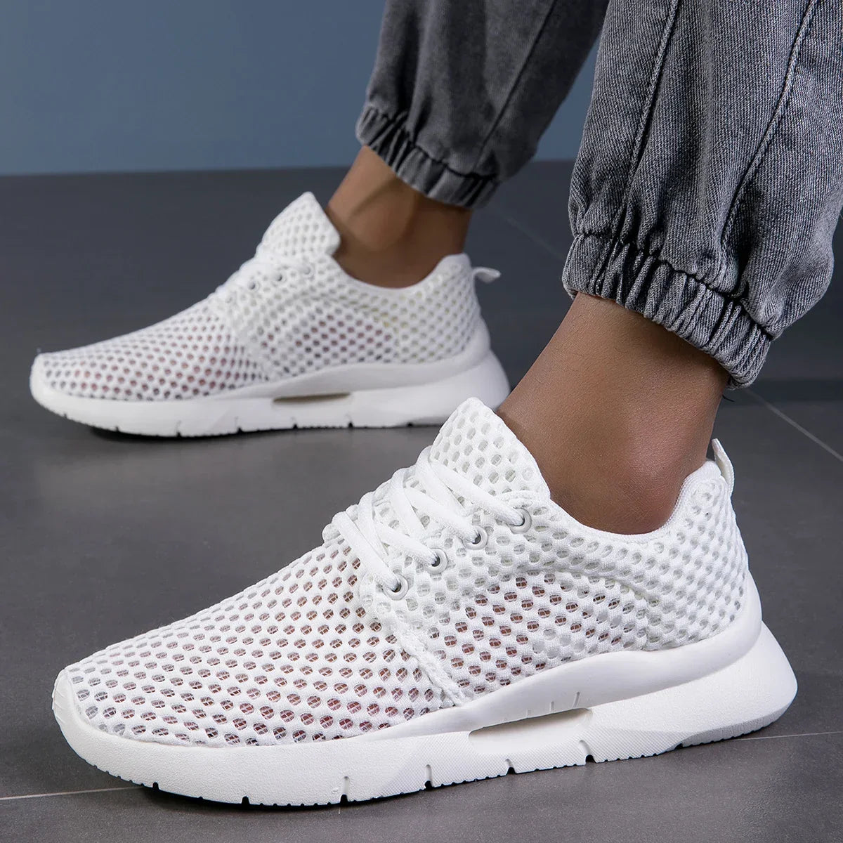 MĘSKIE SNEAKERSY SIATECZKOWE DO CHODZENIA