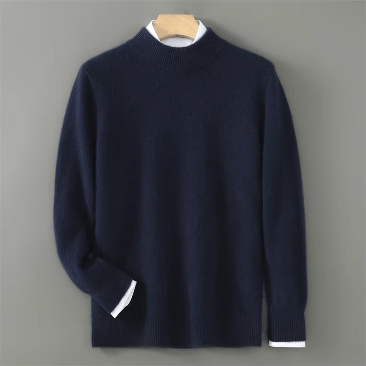 DZIANINOWY SWETER MĘSKI
