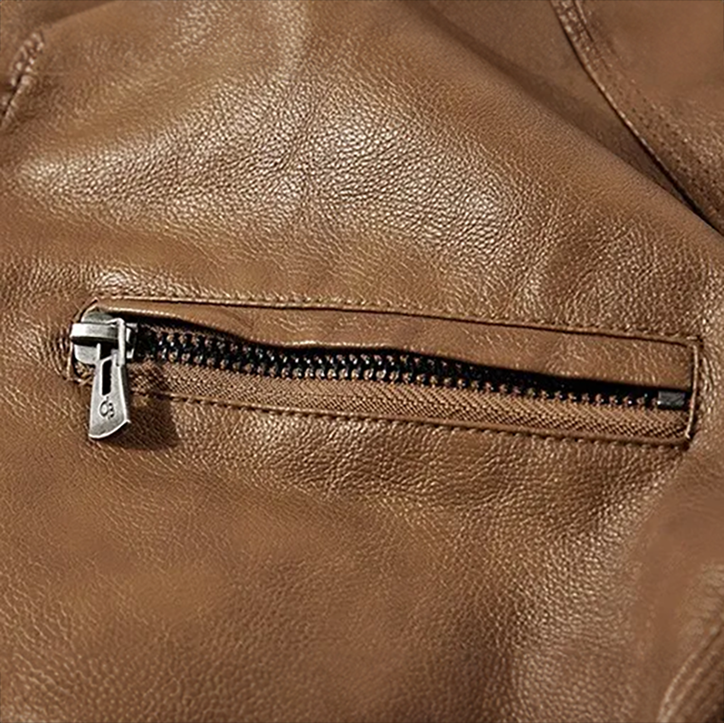 MĘSKA KURTKA Z SUWAKIEM W STYLU VINTAGE