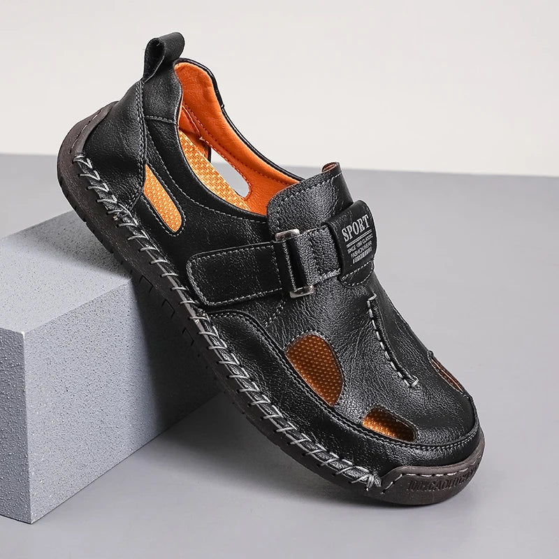 MĘSKIE LETNIE BUTY Z KLAMRAMI