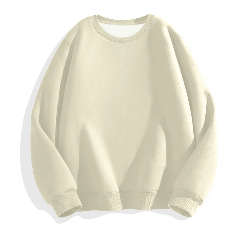 Men's Solid Pullover Streetwear Hoodie, Spring/Autumn Sweatshirt