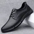 Men's Leather Oxford Brogue Dress Shoes Pointed Toe Business Office