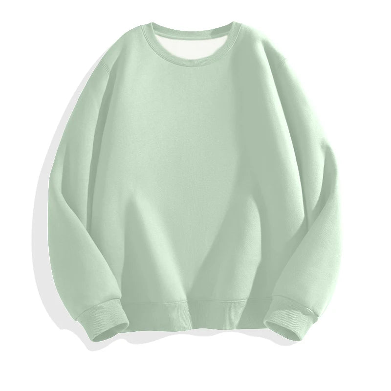 Men's Solid Pullover Streetwear Hoodie, Spring/Autumn Sweatshirt