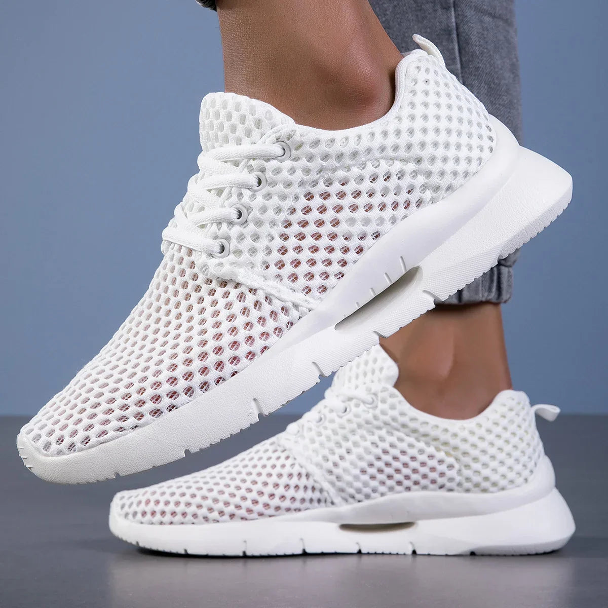 MĘSKIE SNEAKERSY SIATECZKOWE DO CHODZENIA