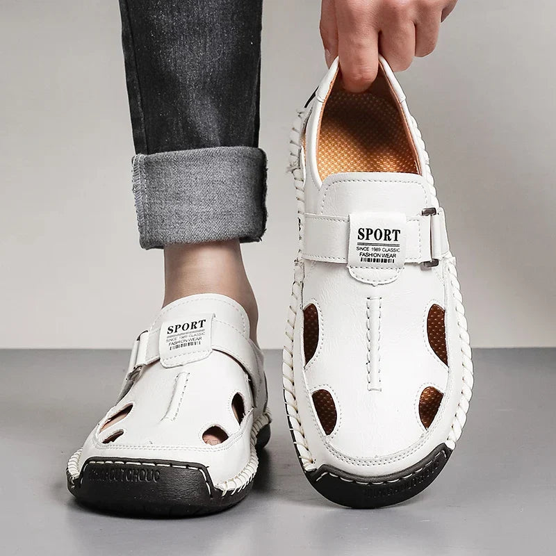 MĘSKIE LETNIE BUTY Z KLAMRAMI