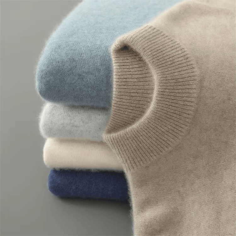 DZIANINOWY SWETER MĘSKI