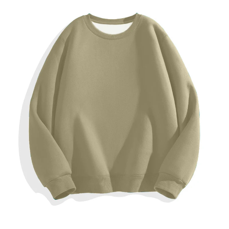 Men's Solid Pullover Streetwear Hoodie, Spring/Autumn Sweatshirt