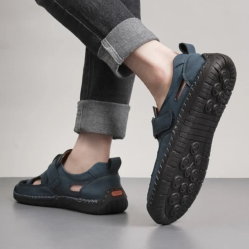 MĘSKIE LETNIE BUTY Z KLAMRAMI