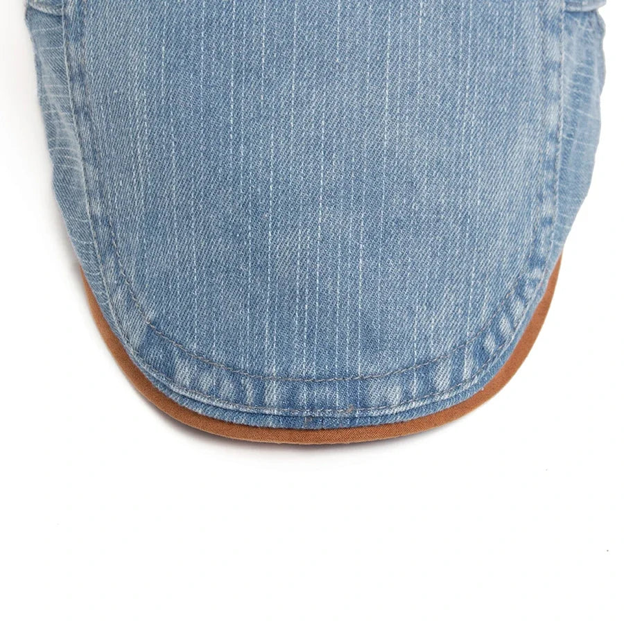 DENIM FLAT CAP FOR MEN