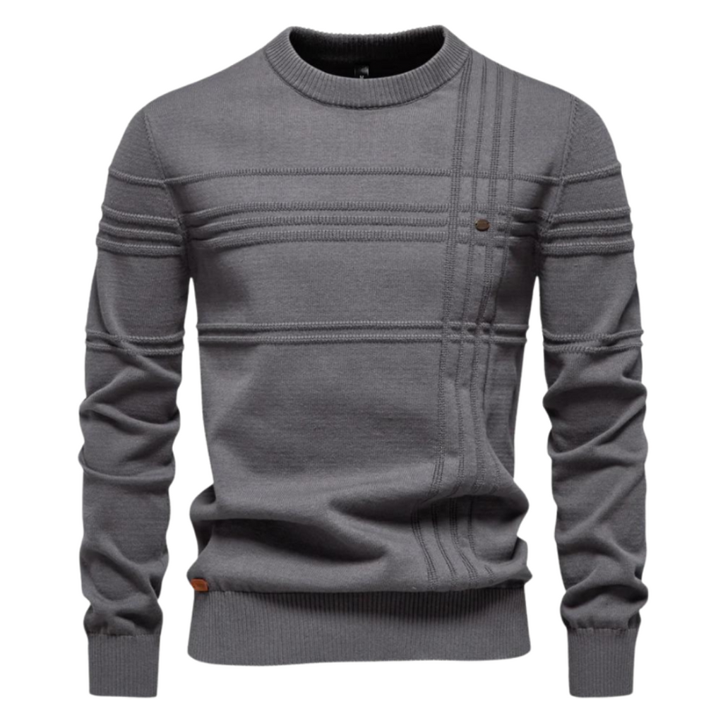 MĘSKI SWETER W PASKI