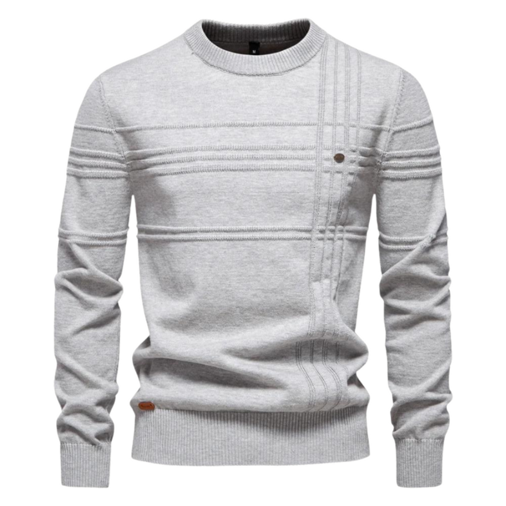 MĘSKI SWETER W PASKI