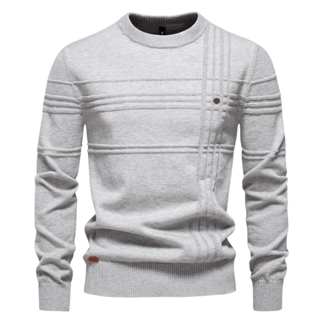 MĘSKI SWETER W PASKI