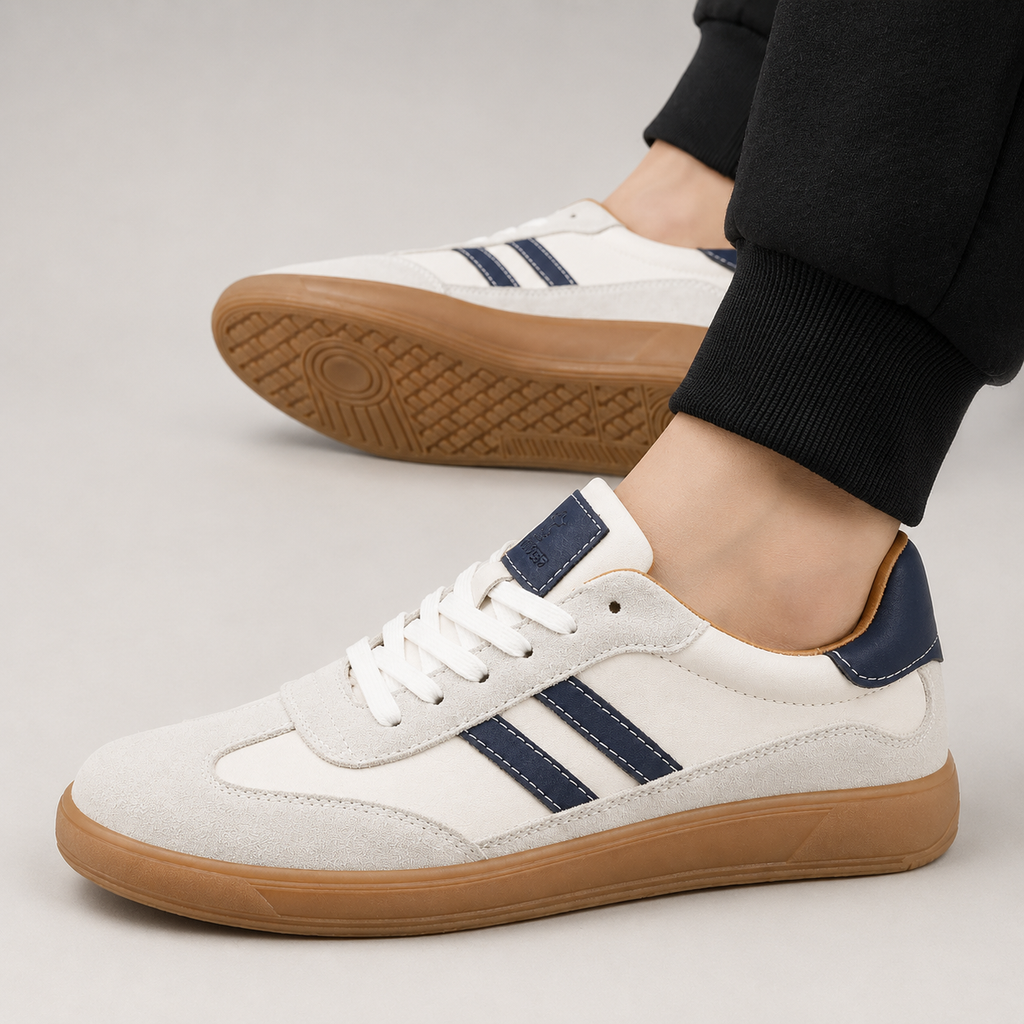 MĘSKIE SNEAKERSY Z KONTRASTOWYMI PANELAMI