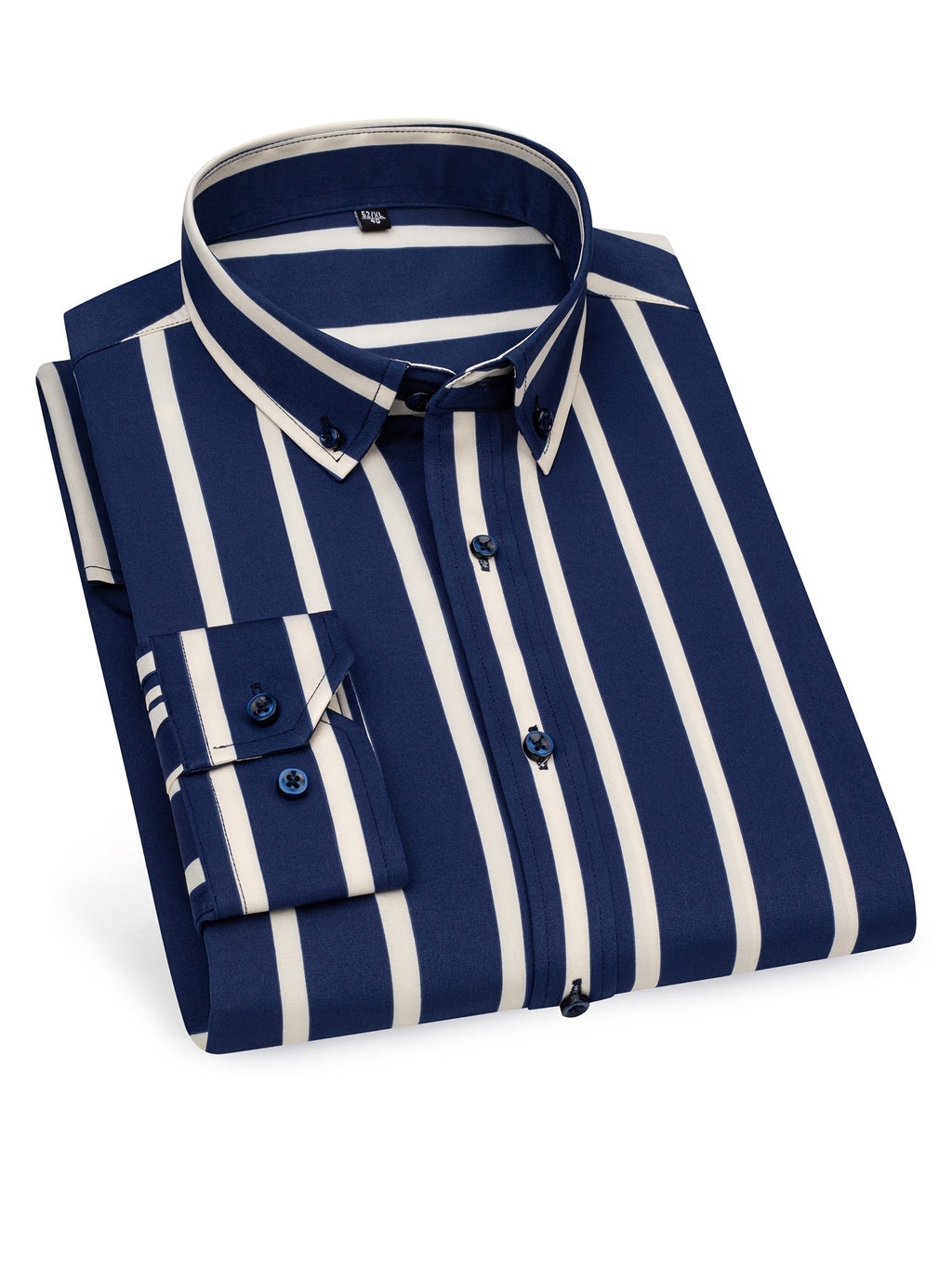 Koszula męska w paski slim fit