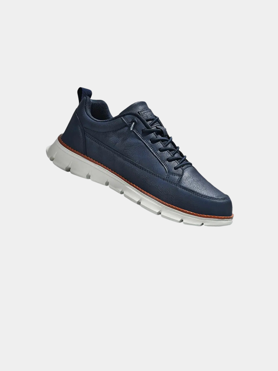 SKÓRZANE SNEAKERSY ZE WSPARCIEM