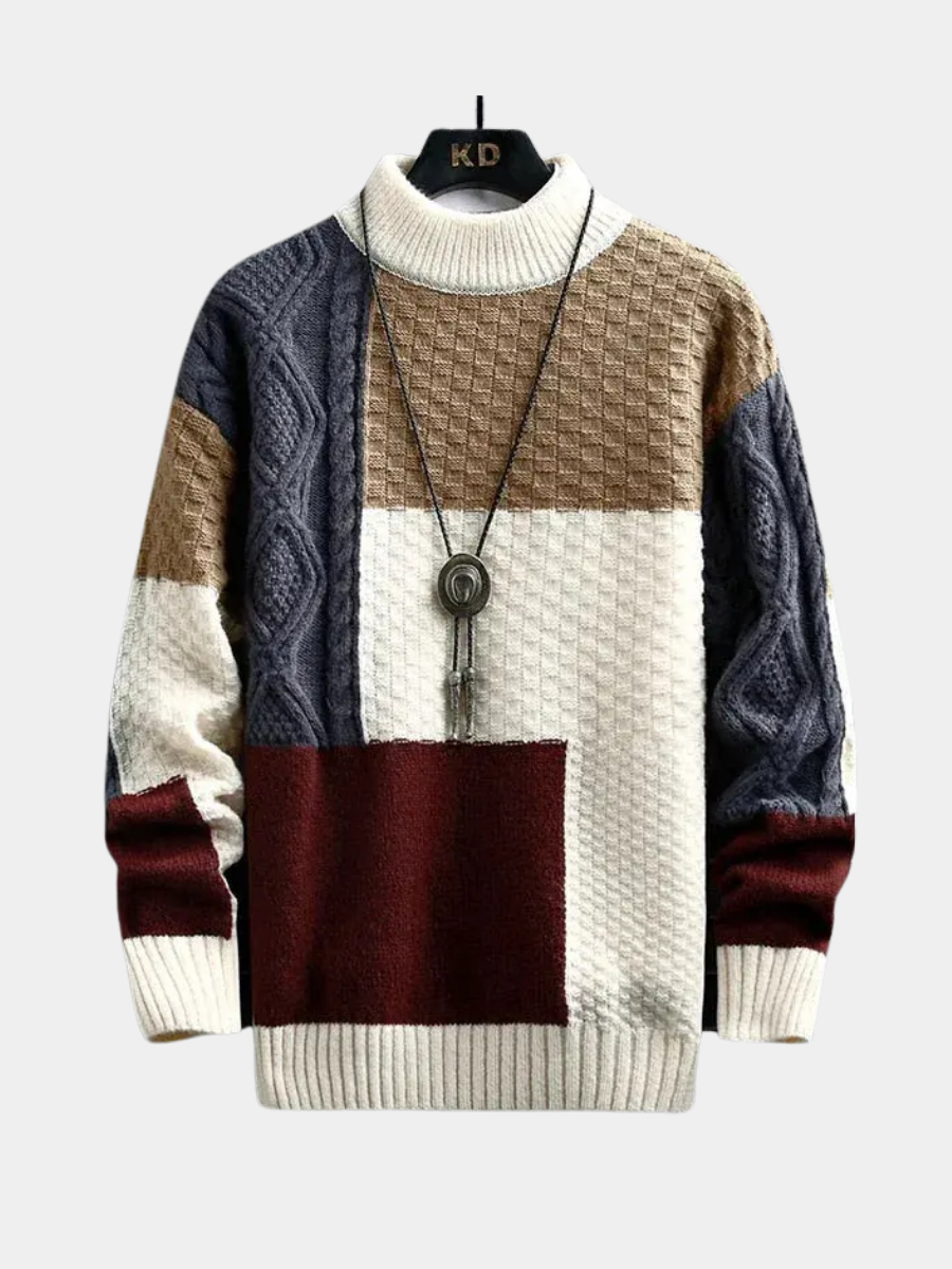 CIEPŁY SWETER MĘSKI