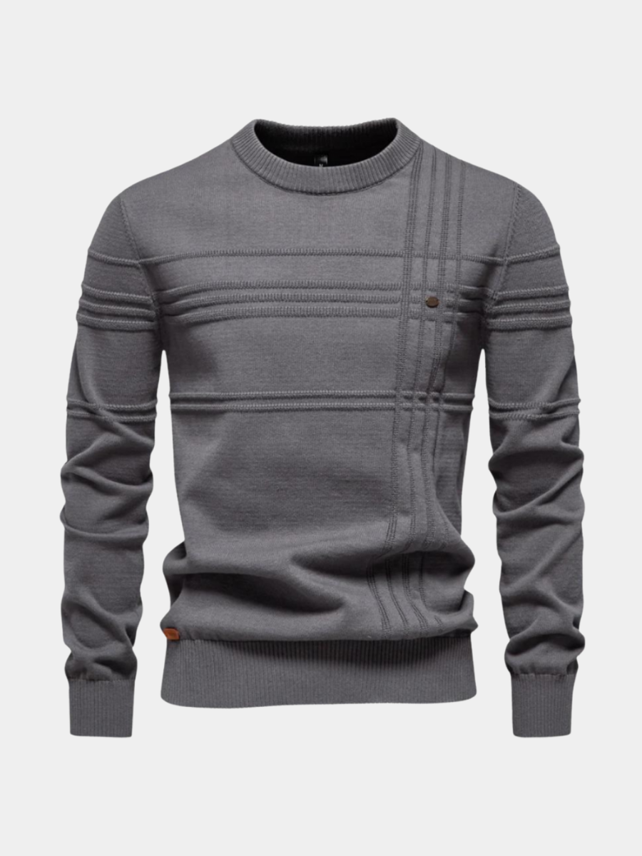 MĘSKI SWETER W PASKI