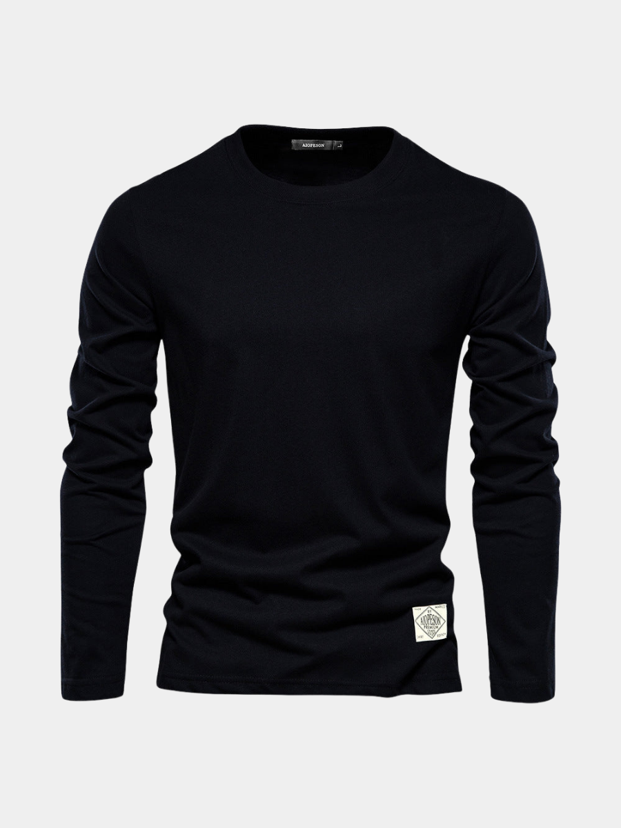 MĘSKI T-SHIRT Z DŁUGIM RĘKAWEM