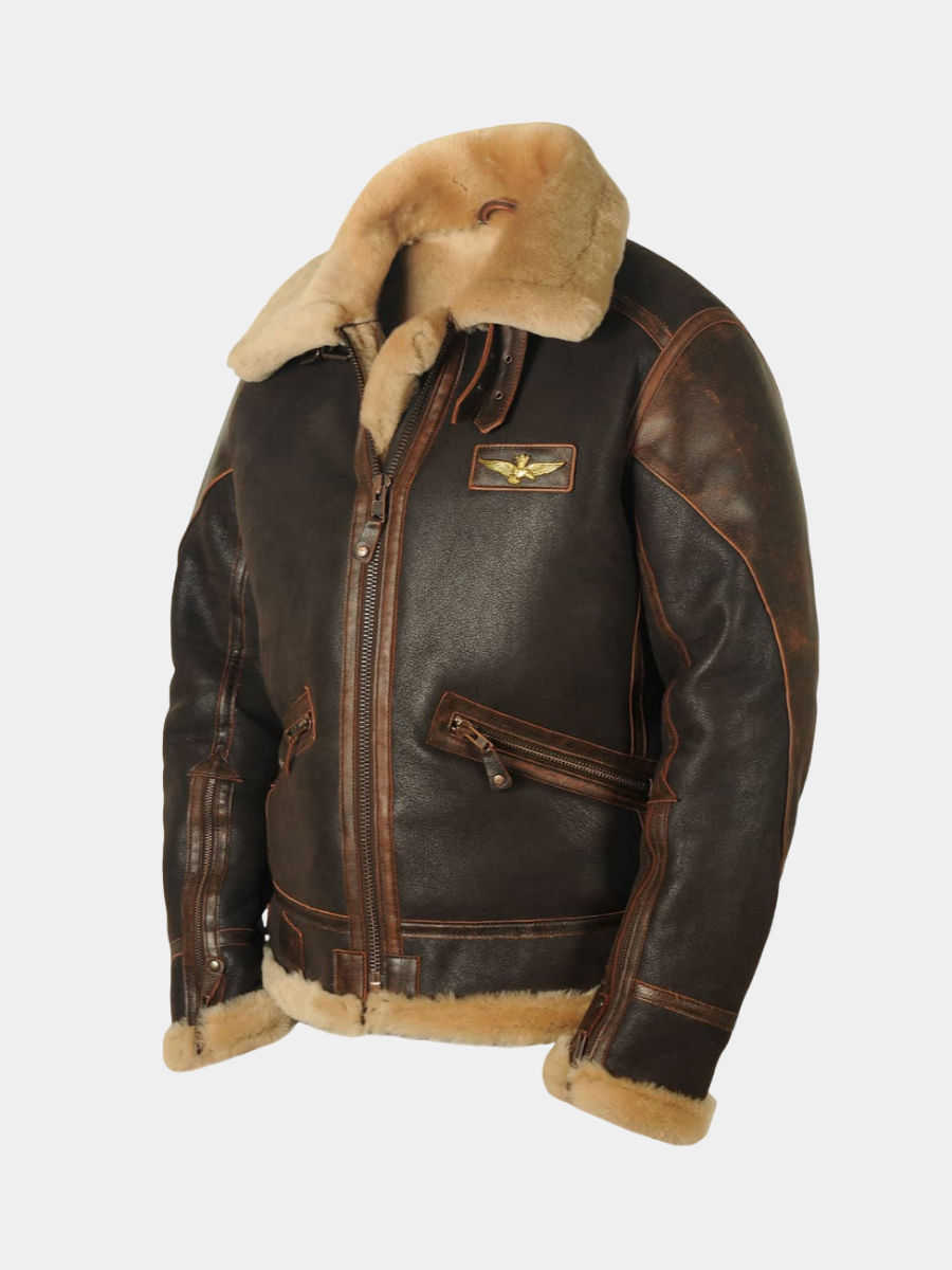 KLASYCZNA KURTKA AVIATOR DLA MĘŻCZYZN