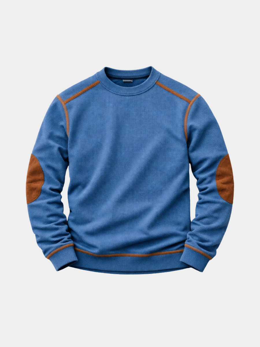 TEKSTUROWANY SWETER DLA MĘŻCZYZN